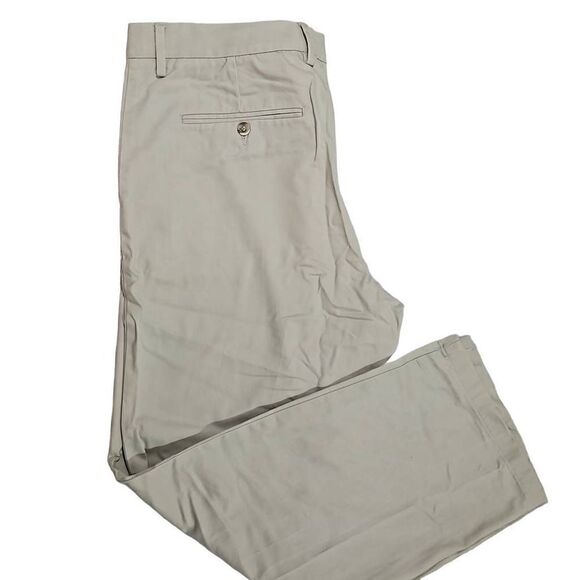 Dockers Khaki Straight Fit Men's 36 x 29 Pants - Picture 2 of 6